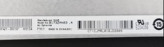 B173ZAN05.0 AUO 17.3INCH 3840 × 2160RGB 1000CD / M2 মিনি এলইডি ইডিপি অপারেটিং টেম্প .: 0 ~ 50 I C ইন্ডাস্ট্রিয়াল এলসিডি ডিসপ্লে