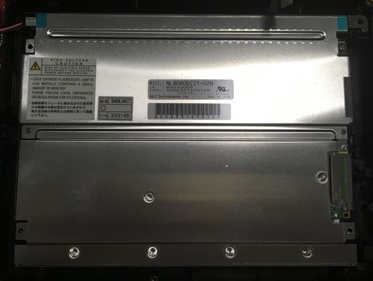 LCM 800 × 600RGB 400CD / M2 সিসিএফএল এলভিডিএস NEC টিএফটি প্যানেল NL8060BC21-02N