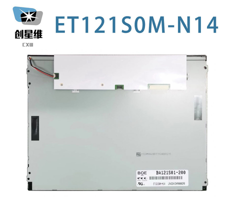 ET121S0M-N14 BOE 12.1&quot; 800 ((RGB) × 600, 400 cd/m2 80/80/65/75 শিল্প এলসিডি ডিসপ্লে