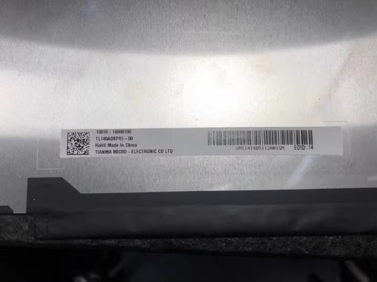 TL140BDXP01-00 AUO 14.0&quot; 1920 ((RGB) × 1080, 300 সিডি / মি 2 শিল্প এলসিডি ডিসপ্লে