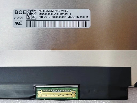NE140QDM-NX2 BOE 2560 ((RGB) × 1600, 89/89/89/89 ইন্ডাস্ট্রিয়াল এলসিডি ডিসপ্লে