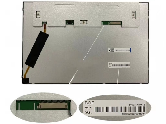 EV121WXM-N12 BOE 12.1&quot; 1280 ((RGB) × 800, 500 cd/m2 ইন্ডাস্ট্রিয়াল এলসিডি ডিসপ্লে