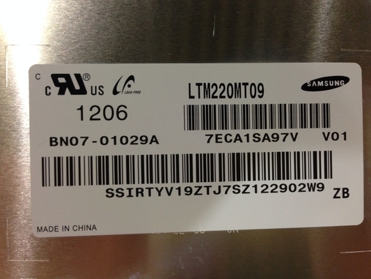 LTM220MT09 স্যামসাং ২২.০&quot; ১৬৮০ ((RGB) ×১০৫০, ২৫০ সিডি/মি২ ইন্ডাস্ট্রিয়াল এলসিডি ডিসপ্লে