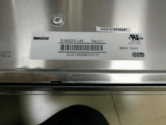 R190EFE-L62 Innolux 19.0&quot; 1280 ((RGB) ×1024, 330 cd/m2 শিল্প এলসিডি ডিসপ্লে