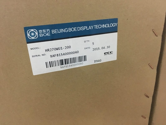 HR270WU1-200 BOE 27.0&quot; 1920 ((RGB) × 1080, 725 সিডি / মি 2 শিল্প এলসিডি ডিসপ্লে