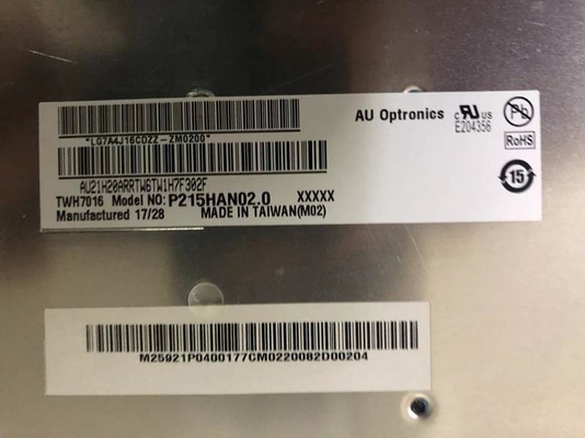 P215HAN02.0 AUO 21.5&quot; 1920 ((RGB) × 1080, 1500 (টাইপ) ((cd/m2) শিল্প এলসিডি ডিসপ্লে