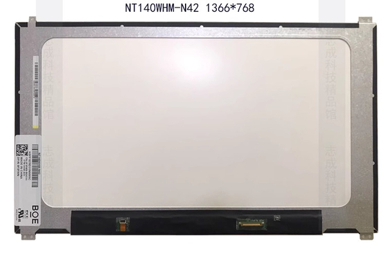 NT125WHM-N42 BOE 12.5&quot; 1366 ((RGB) × 768, 200 সিডি / মি 2 শিল্প এলসিডি ডিসপ্লে