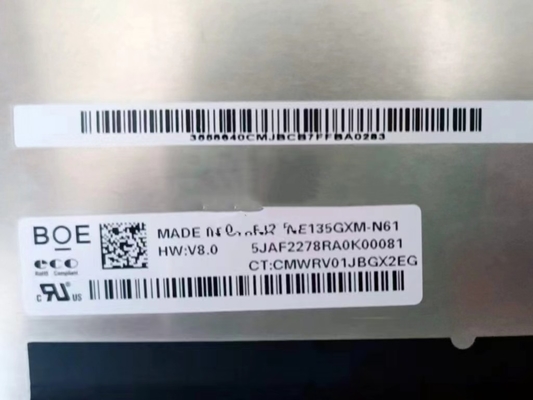 NE135GXM-N61 BOE 13.5 &quot; 2256 ((RGB) × 1504 400 সিডি / মি 2 শিল্প এলসিডি ডিসপ্লে