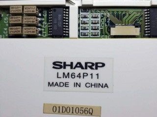 LM64P11 6.0 ইঞ্চি 640×480 ভিজিএ ধারালো টিএফটি ডিসপ্লে 121.58 × 91.18 (এইচ × ভি)
