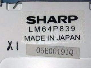 LM64P839 84PPI 640×480 ভিজিএ 9.4 ইঞ্চি ধারালো টিএফটি এলসিডি ডিসপ্লে 25/25/20/10 (টাইপ.)