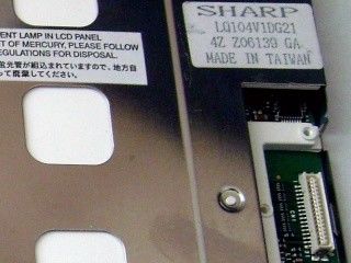 10.4" 640×480 LQ104V1DG21 দেখার কোণ 70/70/40/70 Sharp TFT LCD Display