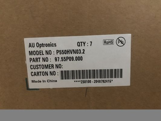 55 ইঞ্চি আরজিবি 700cd/m2 1920 ((আরজিবি) ×1080 40PPI টিএফটি এলসিডি প্যানেল P550HVN03।2