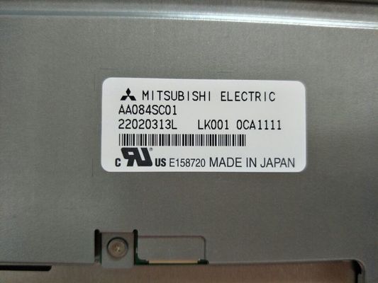 8.4" 800×600 600cd/M2 এলভিডিএস ইন্ডাস্ট্রিয়াল এলসিডি প্যানেল AA084SC01 এলসিডি স্ক্রিন