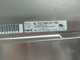 NL10276BC20-18D NEC 10.4" 1024 ((RGB) × 768, 400 cd/m2 80/80/80/80