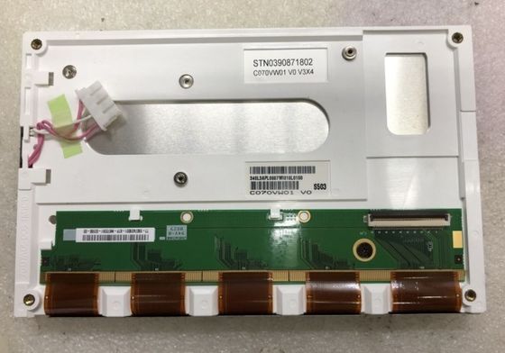C070VW01 V0 AUO 7INCH 800 × 480RGB 650CD / M2 সিসিএফএল টিটিএল অপারেটিং টেম্প .: -30 ~ 85 ° C শিল্পকৌশল এলসিডি ডিসপ্লে