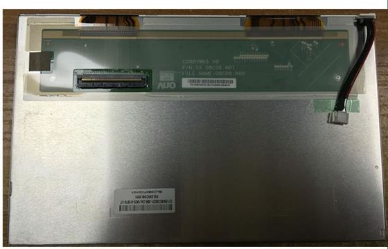 C080VW05 V0 AUO 8INCH 800 × 480RGB 500CD / M2 WLED TTL অপারেটিং তাপমাত্রা: -30 ~ 80 ° C শিল্পীয় এলসিডি ডিসপ্লে