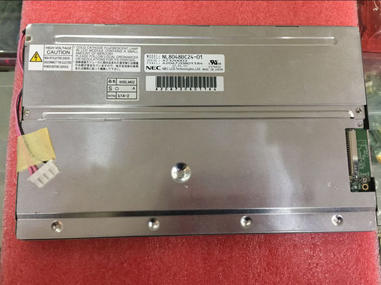 এনএলটি 9 &quot;400 সিডি / এম 2 এলসিএম 800 × 480RGB সিসিএফএল এনইসি টিএফটি ডিসপ্লে NL8048BC24-01