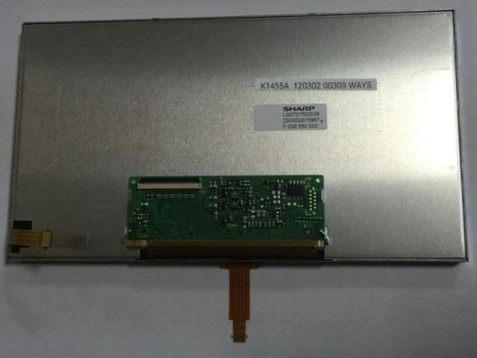 7 &quot;LCM 800 × 480RGB 485cd / m² LQ070Y5DG36 শার্প টিএফটি এলসিডি ডিসপ্লে