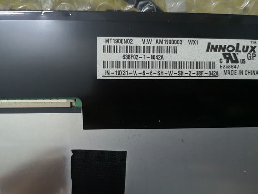 MT190EN02 ভি.ডব্লিউ চিমি ইনোলাক্স 19.0 &quot;1280 (আরজিবি) × 1024 250 সিডি / এম² শিল্প এলসিডি ডিসপ্লে