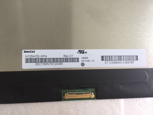 N125HCE-GPA Innolux 12.5 &quot;1920 (আরজিবি) × 1080 400 সিডি / এম² শিল্প এলসিডি ডিসপ্লে