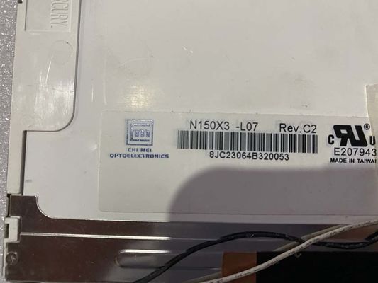 N150X3-L07 সিএমও 15.0 &quot;1024 (আরজিবি) × 768 170 সিডি / এম² শিল্প এলসিডি ডিসপ্লে