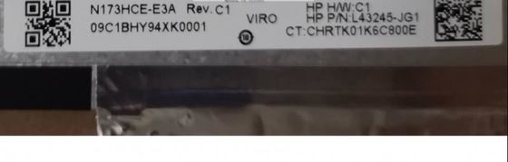 N173HCE-E3A ইনোলাক্স 17.3 &quot;1920 (আরজিবি) × 1080 300 সিডি / এম² শিল্প এলসিডি ডিসপ্লে
