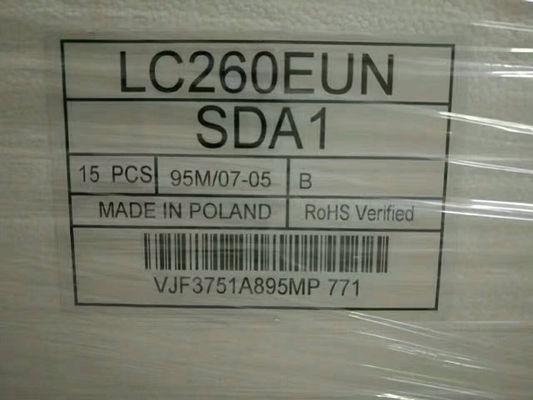 LC260EXN-SCB1 এলজি ডিসপ্লে 26.0 &quot;1366 (আরজিবি) × 768 400 সিডি / এম² শিল্প এলসিডি ডিসপ্লে