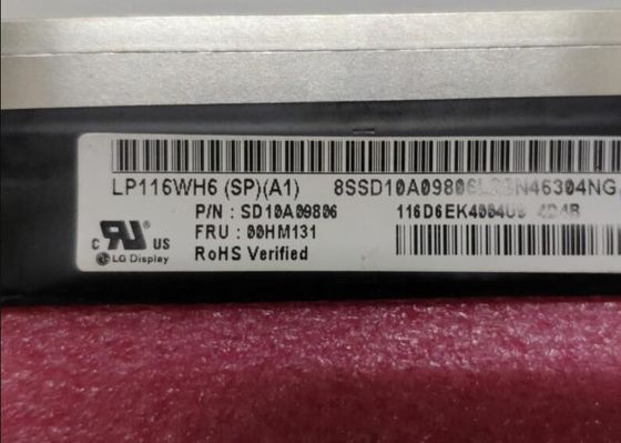 LP116WH6-SPA1 এলজি ডিসপ্লে 11.6 &quot;1366 (আরজিবি) × 768 300 সিডি / এম² শিল্প এলসিডি ডিসপ্লে