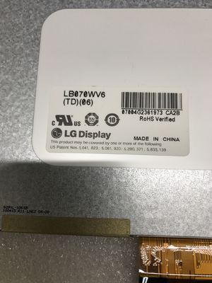 LB070WV6-TD06 LG ডিসপ্লে 7.0 &quot;800 (আরজিবি) × 480 350 সিডি / এম² শিল্প এলসিডি ডিসপ্লে