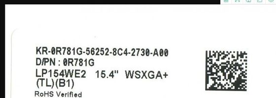 LP154WE2-TLB1 LG. LCD 15.4" 1680 ((RGB) ×1020 200 cd/m2 ইন্ডাস্ট্রিয়াল এলসিডি ডিসপ্লে