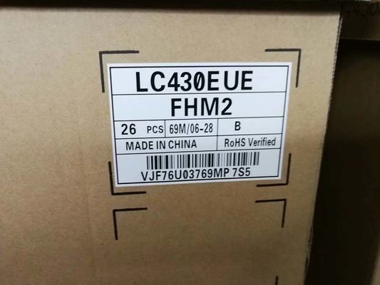 LC430EUE-FHM2 এলজি ডিসপ্লে 43 &quot;1920 (আরজিবি) × 1080 300cd / এম 2 শিল্প এলসিডি ডিসপ্লে 51 পিপিআই