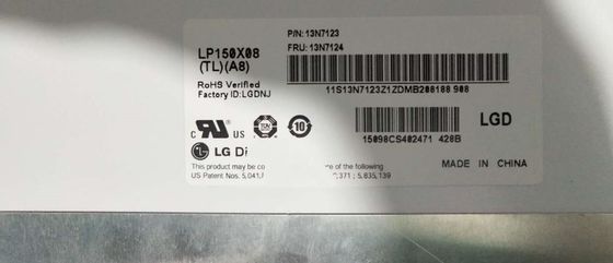 15.0" 1024x768 150cd/m2 Tft Lcd Screen 85PPI LP150X08-TLA8 45/45/15/35 (টাইপ)