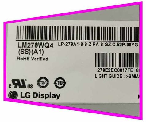 LM270WQ4-SSB1 এলজি ডিসপ্লে 27.0 &quot;2560 40 1440 350cd / এম 2 শিল্প এলসিডি ডিসপ্লে