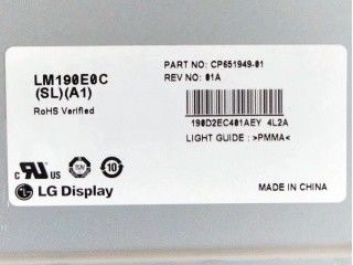 LM190E0A-SLD5 LG ডিসপ্লে 19.0 &quot;1280 (আরজিবি) × 1024 250 সিডি / এম² শিল্প এলসিডি ডিসপ্লে