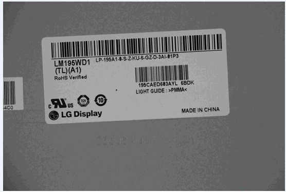 LM195WD1-TLA1 এলজি প্রদর্শন 19.5 &quot;1600 (আরজিবি) × 900 250 সিডি / এম / শিল্প এলসিডি ডিসপ্লে