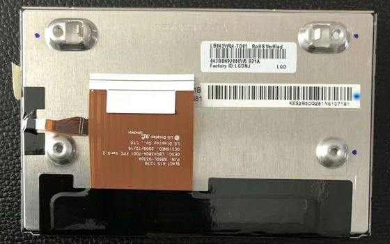 43 &quot;480x1080 400cd / M2 Tft এলসিডি ডিসপ্লে 128PPI LB043WQ4-TD01