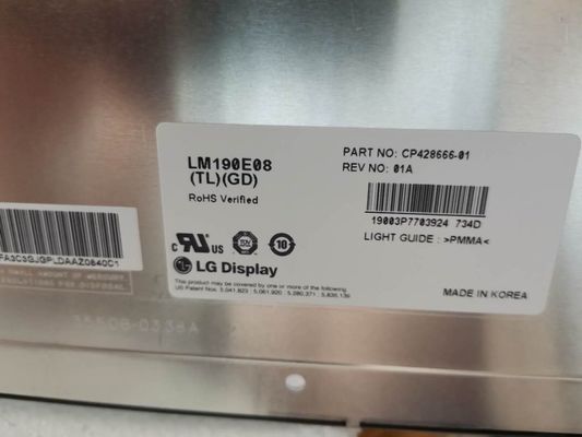 LM190E08-TLGD LG ডিসপ্লে 19.0 &quot;1280 (আরজিবি) × 1024 300 সিডি / এম² শিল্প এলসিডি ডিসপ্লে