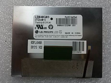 LB040Q03-TD01 LG. LCD 4.0 " 320 ((RGB) × 240 200 সিডি / মি 2 শিল্প এলসিডি ডিসপ্লে