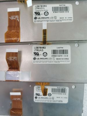 LB070W02-TMJ2 LCD 7.0 " 480 ((RGB) × 234 220 cd/m2 শিল্প এলসিডি ডিসপ্লে