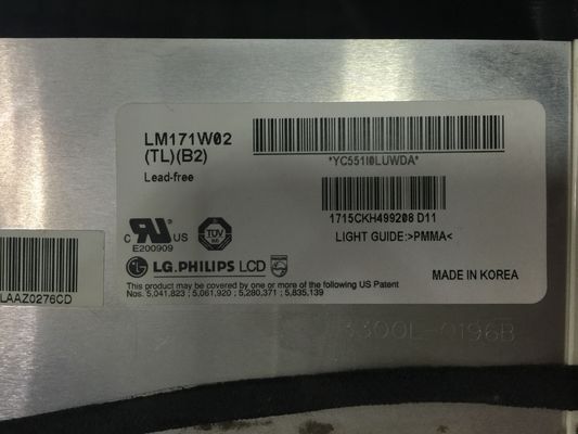 LM171W02-TLB2 LG.Philips LCD 17.1 &quot;1440 (আরজিবি) × 900 250 সিডি / এম² শিল্প এলসিডি ডিসপ্লে