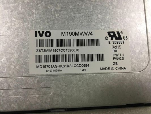 LM190WX2-TLK1 এলজি ডিসপ্লে 19.0 &quot;1440 (আরজিবি) × 900 250 সিডি / এমND শিল্প এলসিডি ডিসপ্লে