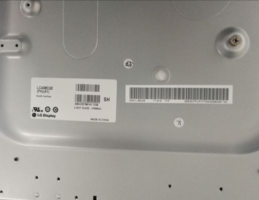 3840×2160 103PPI WLED TFT ডিসপ্লে 350cd/m2 LC430EQE-FHA1 43"89/89/89/89 (টাইপ)