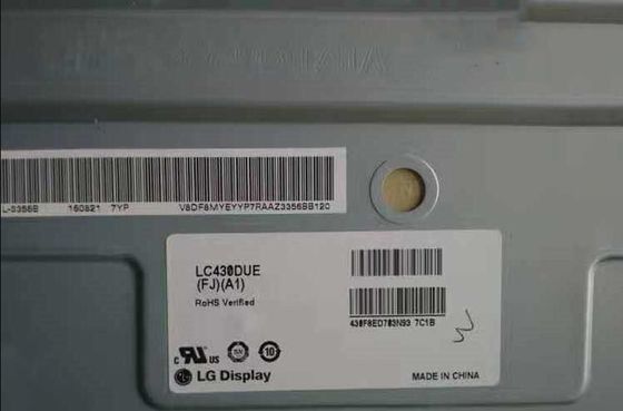 LC430DUE-FJA1 এলজি ডিসপ্লে 43 &quot;1920 (আরজিবি) × 1080 200 সিডি / এম² শিল্প এলসিডি ডিসপ্লে