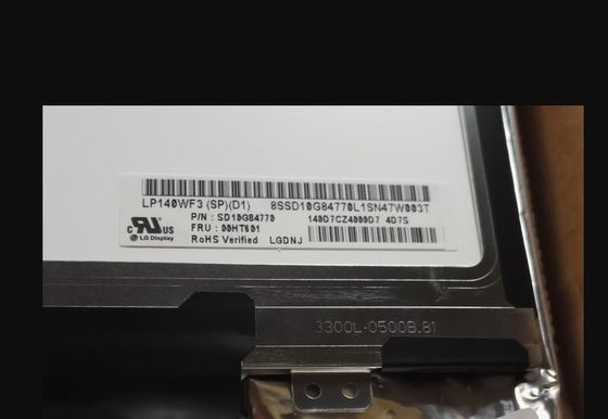 300cd / m2 14.0in 157PPI স্কয়ার স্কয়ার স্ক্রিন LP140WF3-SPD1 1920 × 1080