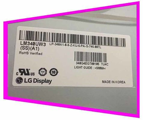 LM340UW3-SSA1 LG প্রদর্শন 34.0 &quot;3440 (আরজিবি) × 1440 300 সিডি / এম / শিল্প এলসিডি ডিসপ্লে