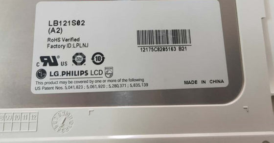 12.1" 800×600 400cd/m2 82PPI WLED TFT প্যানেল LB121S03-TL01 65/65/50/60 (টাইপ)