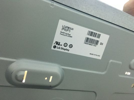 47" 1920×1080 400cd/m2 46PPI বর্গক্ষেত্র Tft স্ক্রিন LC470DUH-PGF1 89/89/89/89 (টাইপ)