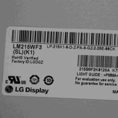 102PPI শিল্প এলসিডি প্যানেল 250cd / m2 LM215WF3-SLK1 1920 × 1080 ডাব্লুএলইডি