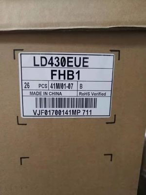 450cd/M2 RGB FHD 51PPI স্কয়ার Lcd প্যানেল 43 &quot;1920 × 1080 LD430EUE-FHB1
